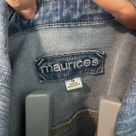 NWOT‎ Maurices Blue Jean Jacket Size small - Picture 6 of 9